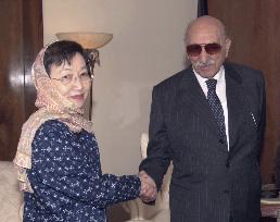 Kawaguchi meets with former Afghan king